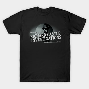 Richard Castle Investigations T-Shirt